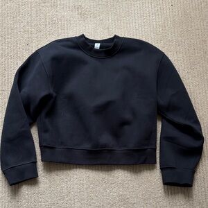 lululemon athletica Women’s Steady State SuperLoft Crew, Black, S